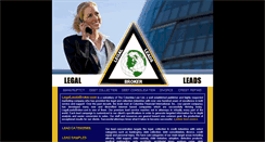 Desktop Screenshot of legalleadsbroker.com